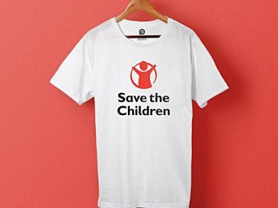 Projecten bedrukte T-shirts voor Save the Children