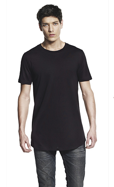 Continental clothing T-shirt zwart lang mannen